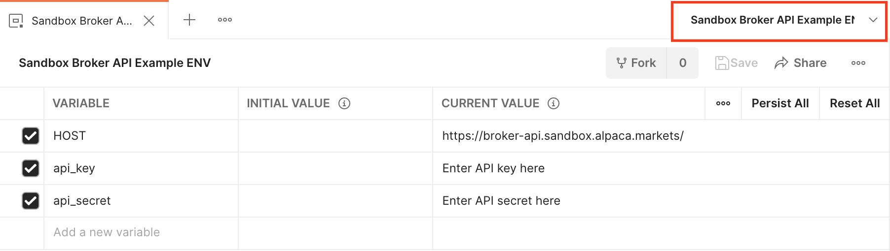 Alpaca Public Workspace | Postman API Network