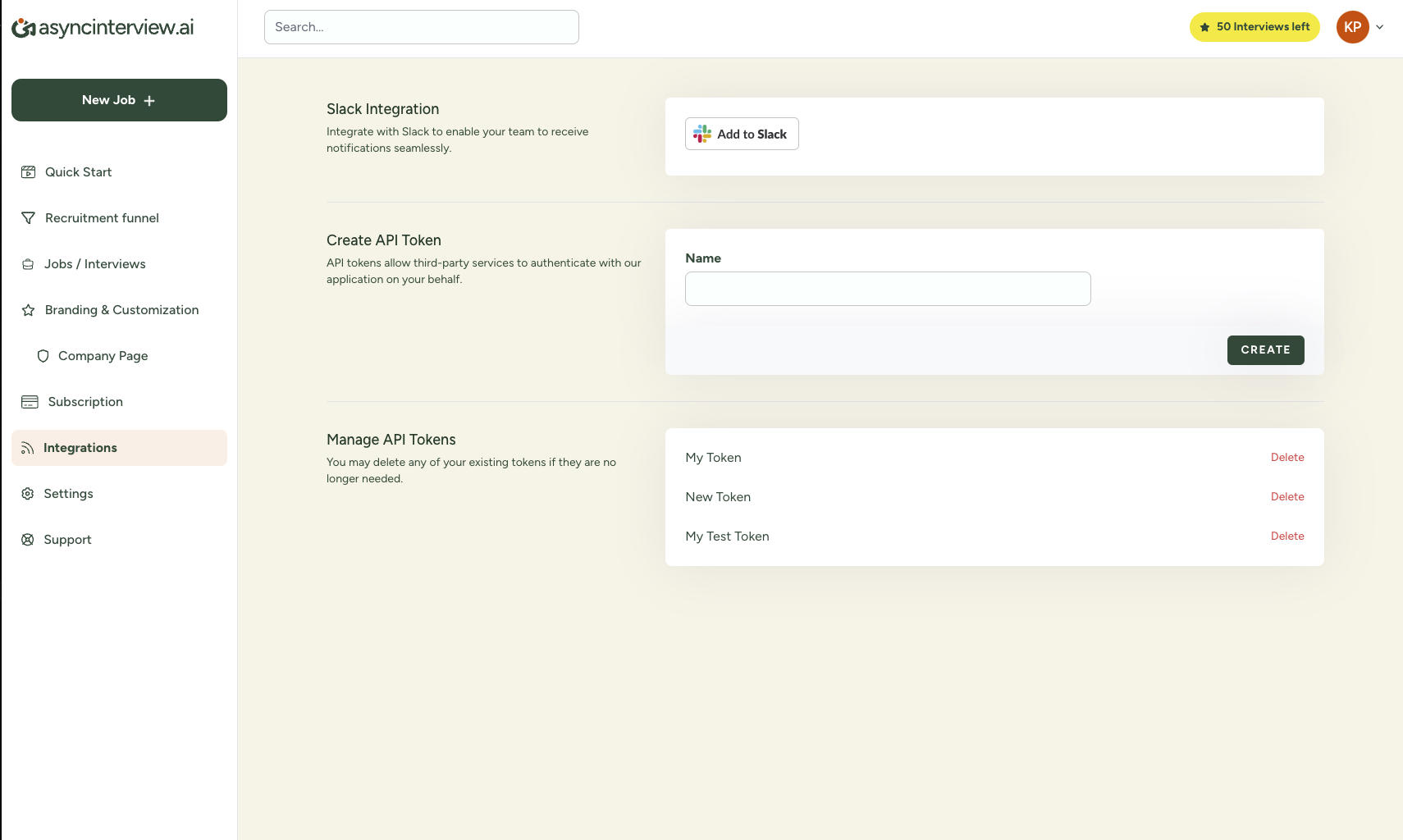 Async Interview API Documentation