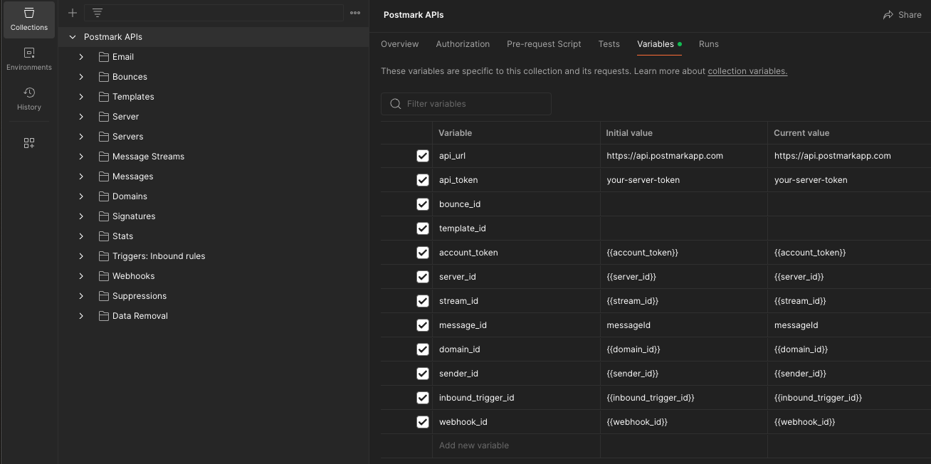 Postmark APIs | Get Started | Postman API Network