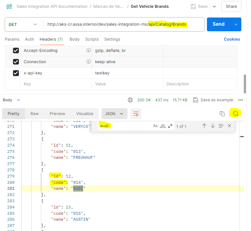Sales Integration API documentation | Documentation | Postman API Network