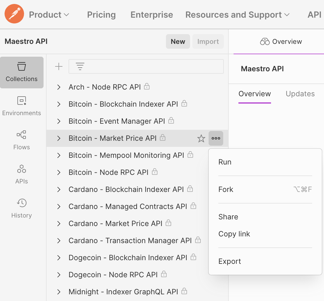 Maestro API | Postman API Network