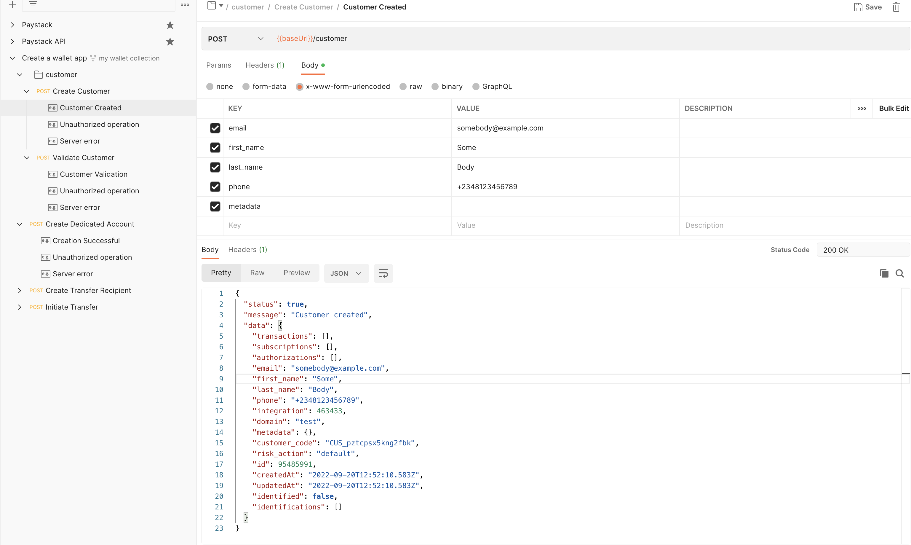 Create a savings application | Get Started | Postman API Network