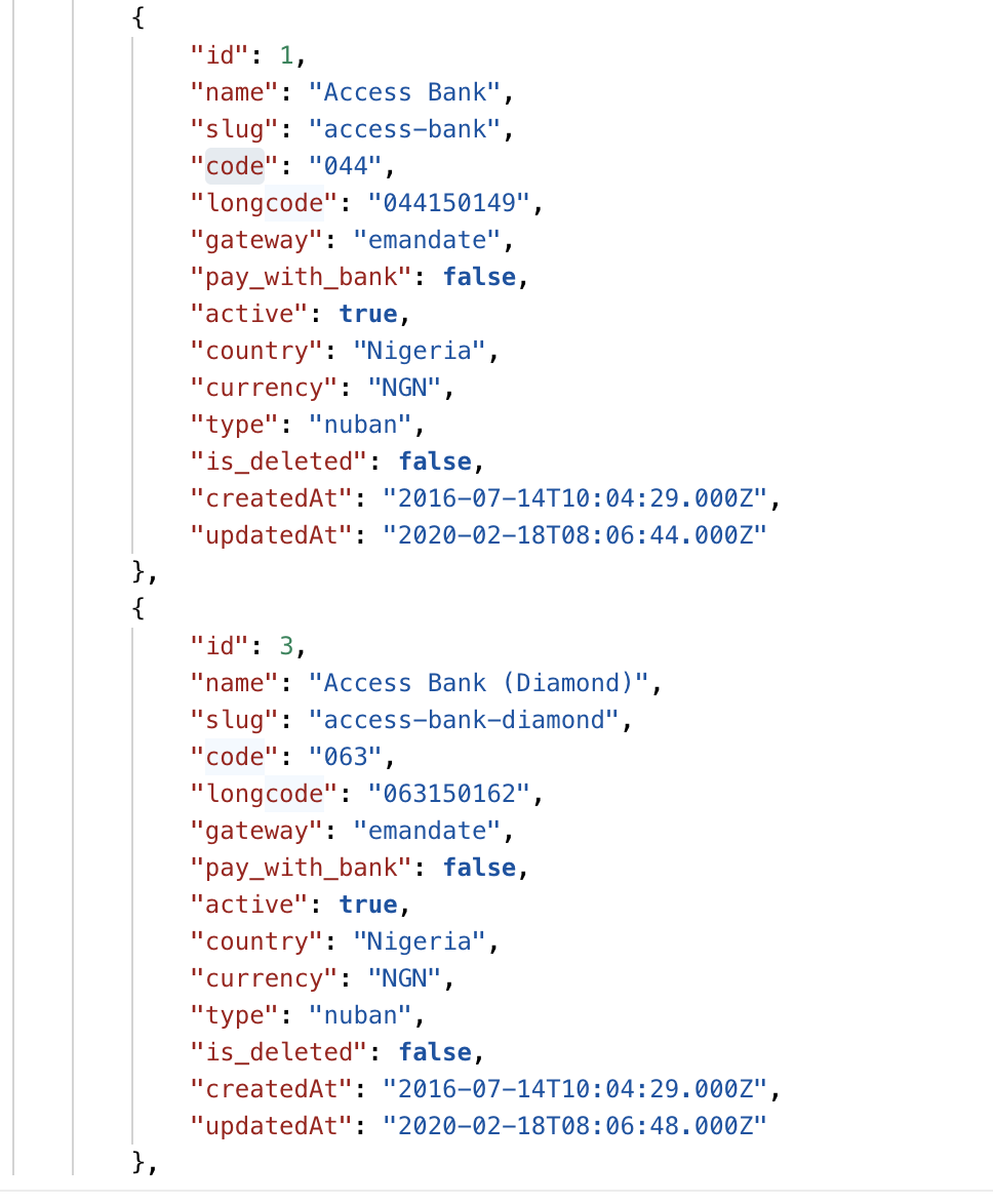 Create a savings application | Paystack API | Postman API Network
