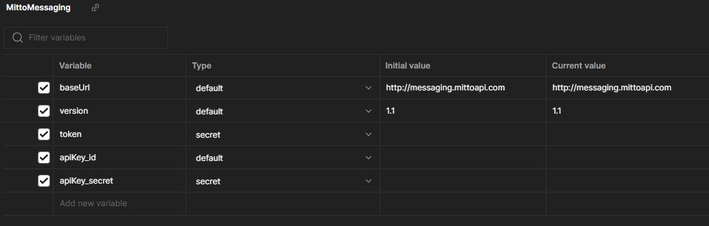 Mitto ChatApps | Get Started | Postman API Network