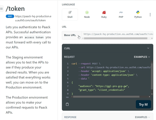 Paack APIs | Postman API Network
