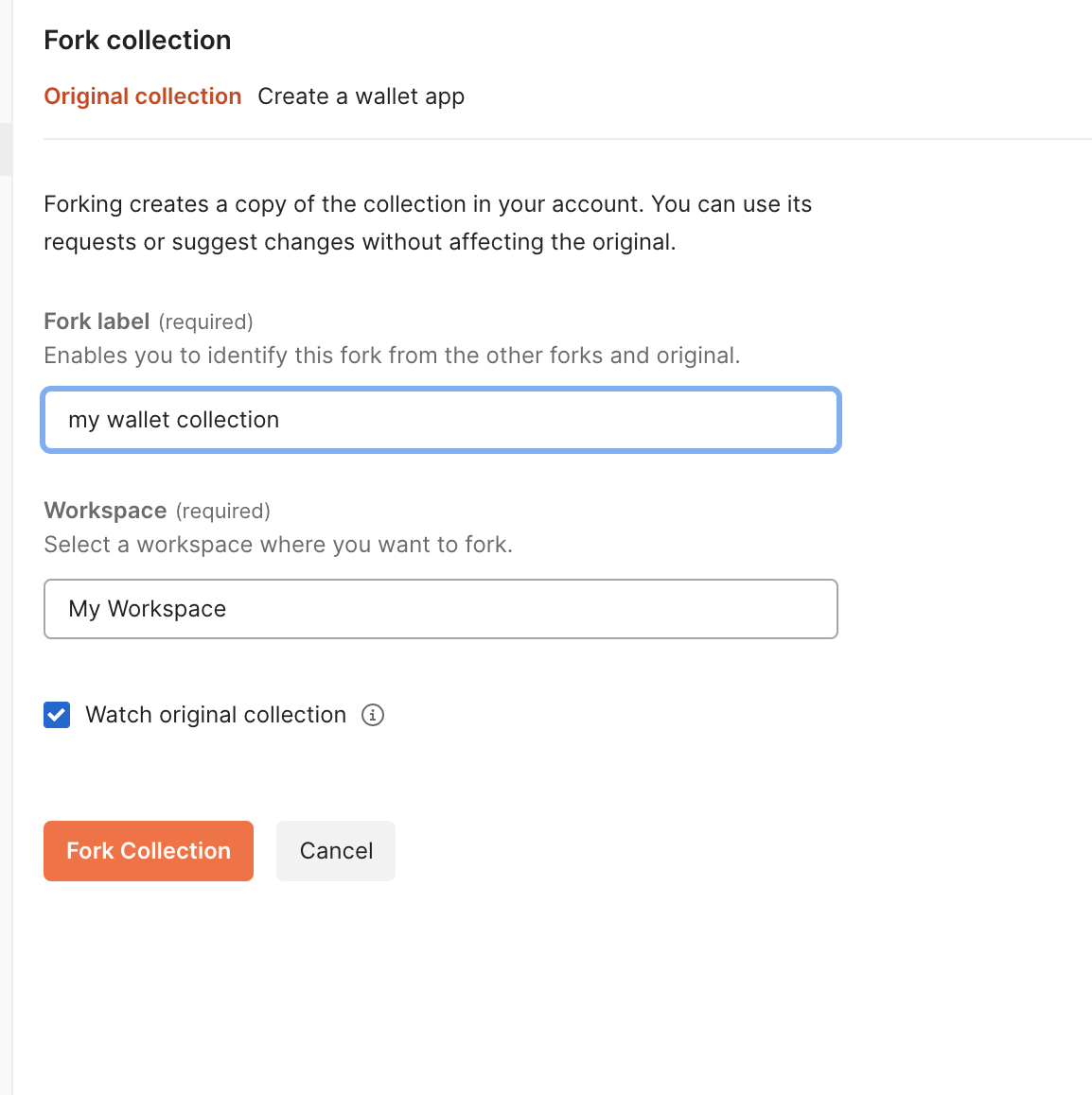 Create a wallet app | Documentation | Postman API Network