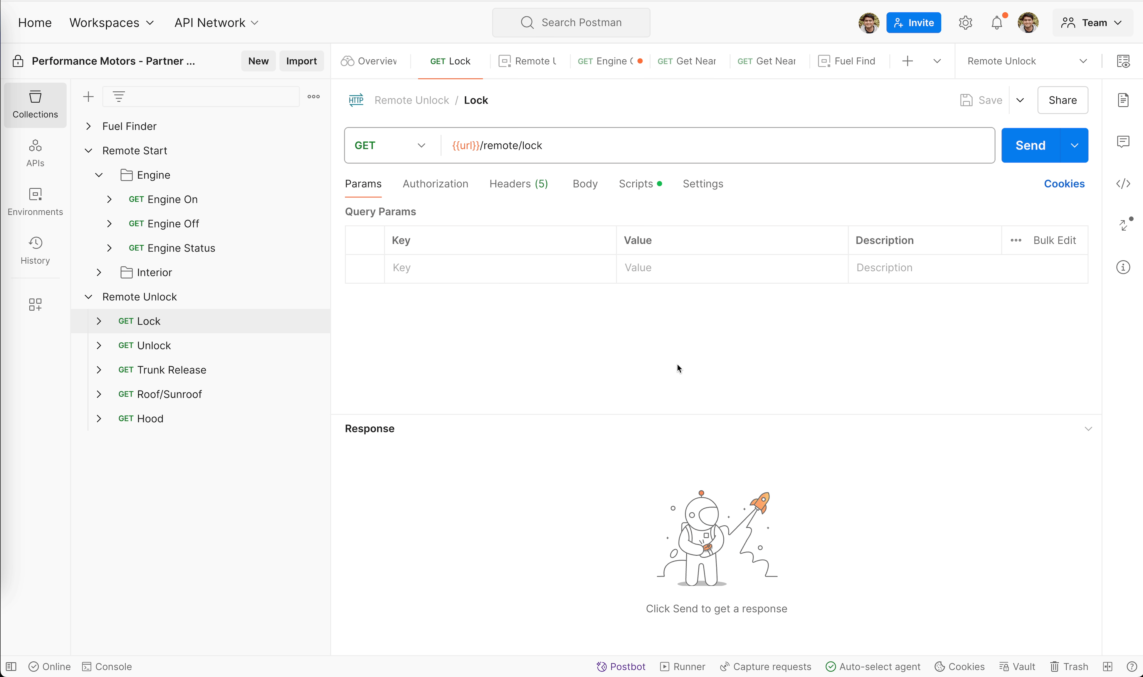 Partner API Support - Performance Motors | Postman API Network