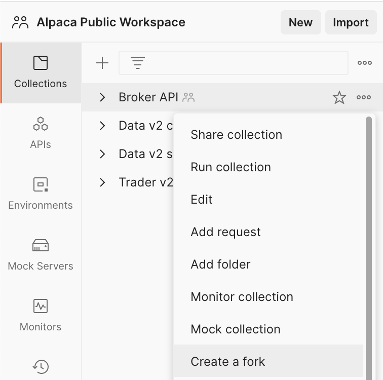 Alpaca Public Workspace | Postman API Network