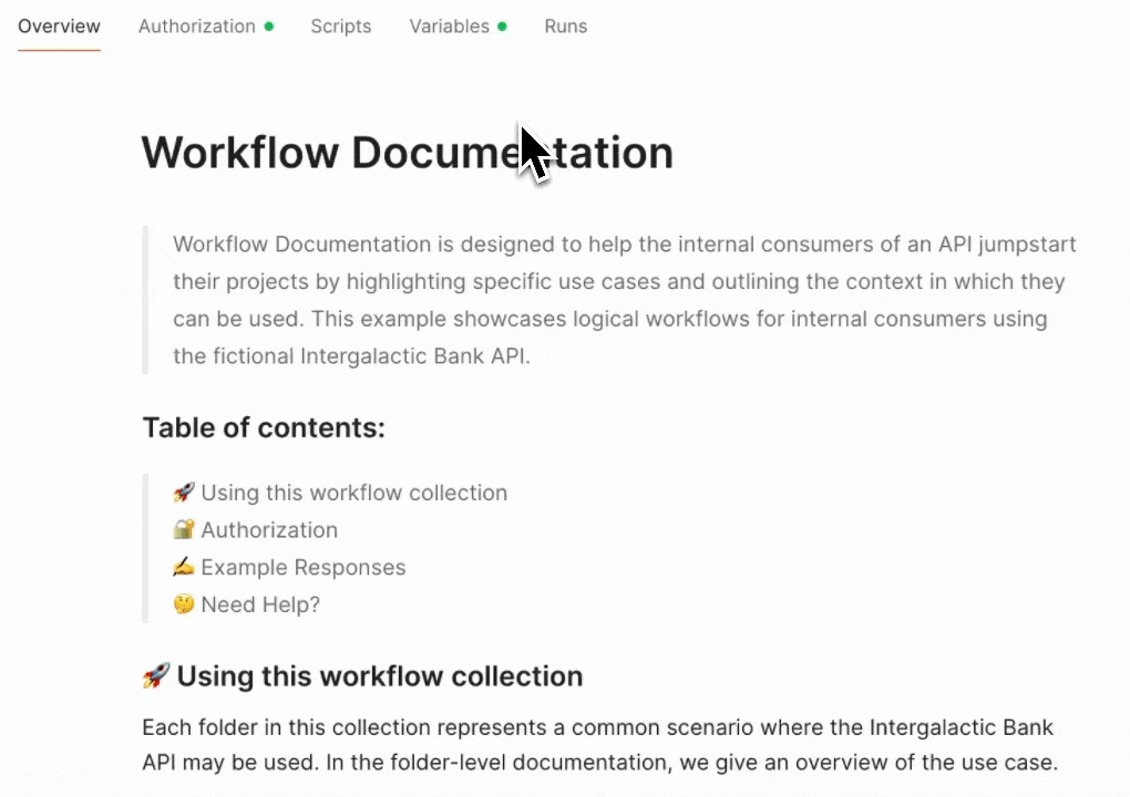 Workflow Documentation | Testbash Brighton 2024 | Postman API Network
